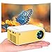 Mini Beamer Bluetooth und WiFi, Beamer Klein für Handy, 1080P Unterstützung Projektor iPhone/Android, Home/Outdoor Filmprojektor Kompatibel mit Smartphone/TYP C/HDMI/USB/Fire Stick/PS5