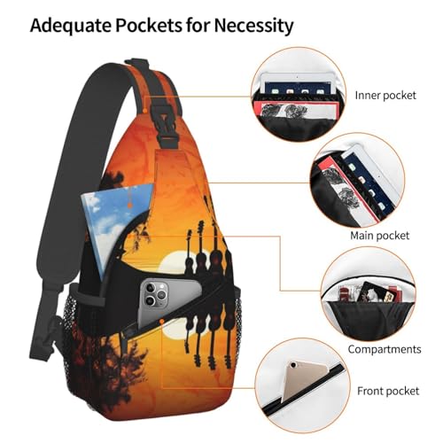 Bolso Bandolera Unisex para Viaje y Senderismo miniatura 3