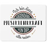 JUNIWORDS Mauspad Mousepad, Ich Bin Diese legendäre Musiklehrkraft, von der alle reden (5061182)