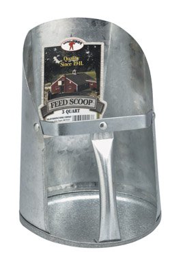 Miller Futterschaufel, verzinkt, Stahl, 3 l