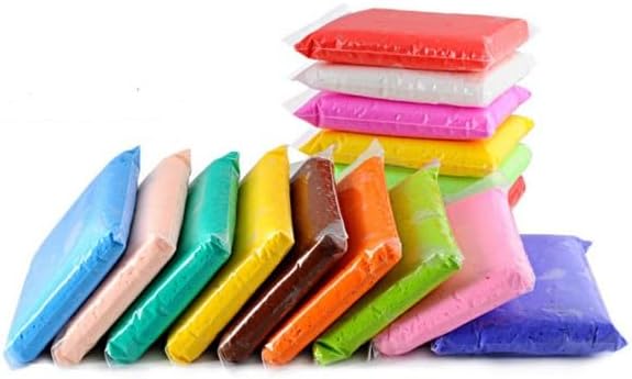 TITATO (12 Color) Snow Mud 5D Slime Air Dry Magic Clay Set DIY Craft Kit with Moulding Tools Set Non Toxic for Kids [Great Gift for and Any Artsy Kids Over Three]