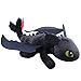ZlZYBL Comment Dresser Votre Dragon 3 Nuit Fureur Peluche Jouet poupée sans Dents Jouet peluté peluté dilaté de Dessin animé for Enfants poupée 35cm