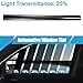 A ABSOPRO Automotive Window Tint Film Heat Block Scratch Resistant 25% VLT 0.5x5m Car Ceramic Tint PET Black