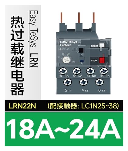 Relais de surcharge électrique triphasé LRN10N pour contacteur AC et base LAEB1N - 2