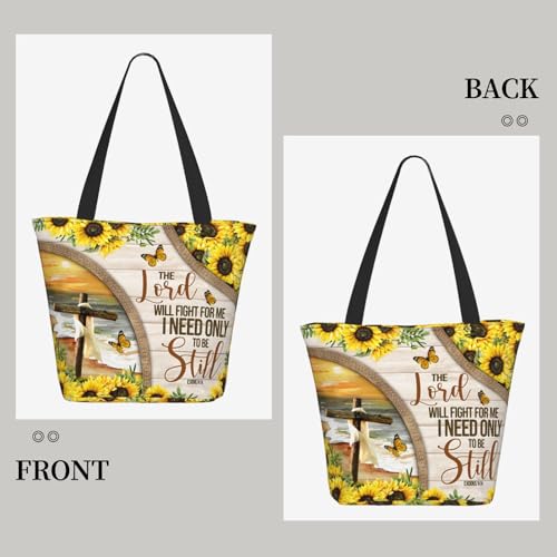 Bible Tote Bags for Women Christian Tote Bag Religious Church Bags for Women Organizer Christian Gift With Zipper4
