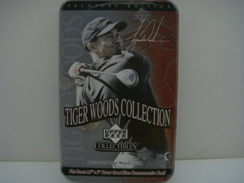 UD PGA Tiger Woods Collection Tin & Card Set