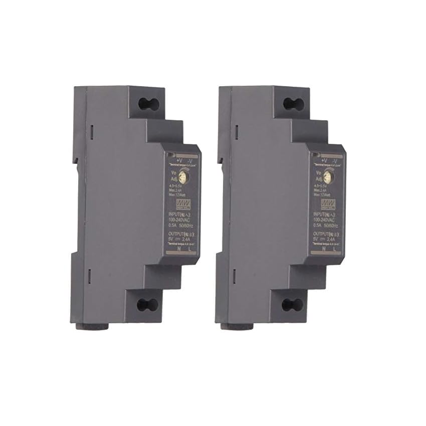 MeanWell HDR-15-5 V 2,4 A - Trasformatore DIN (Confezione da 2)