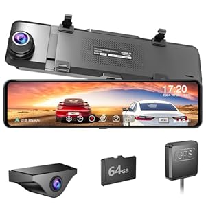 JADOドライブレコーダー ミラー型 前後カメラ 右ハンドル仕様【進化版伸縮カメラ】【業界唯一の上下鏡像+左右鏡像、同時設定可能】1080p【32GBカード付属】前後同時録画/同時表示 HDR/WDR付き 170°超広角 ソニーIMXセンサー採用 超鮮明夜間撮影 光の反射対策 電波障害対策 LED信号機対応 GPS搭載 タイムラプス駐車監視 Gセンサー 防水のリアカメラ 日本語説明書 JADO G810