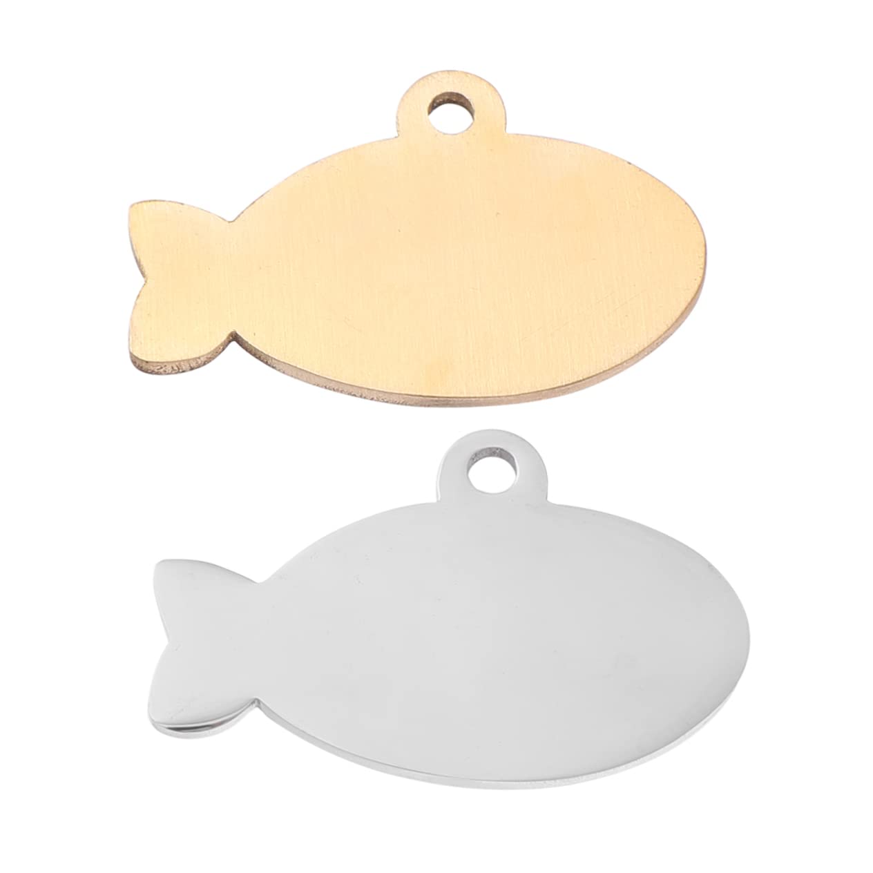 GRIRIW 2pcs Cat Dog Id Tags Engraved Pet Charm Collars for Dogs and Cats Adorable and Delicate Design Present for