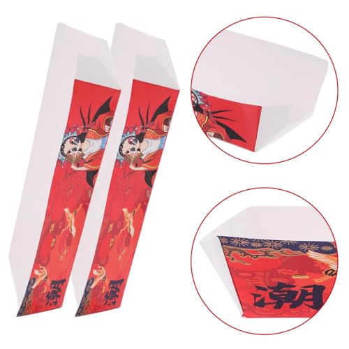 iplusmile Hot Dog Lebensmittel Container 100 Stücke Papier Boxen Hot Dog Trays Papier Lebensmittel Lagerung