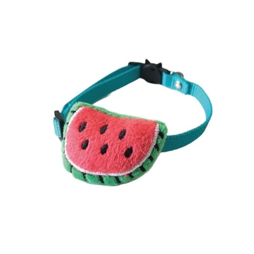 ここねこ本舗 ふわふわ スイカ 猫 首輪 安全 セーフティー 鈴付き 和風 軽い 調整可能 ハンドメイド 日本製 (ミント)