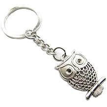 Owl Keychain Owl Key Ring Owl Charm Keychain,Bird Charm, Animal Charm