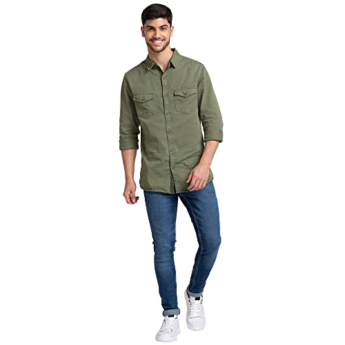 Image of Spykar Men's Skinny Fit Low-Rise Casual Jeans