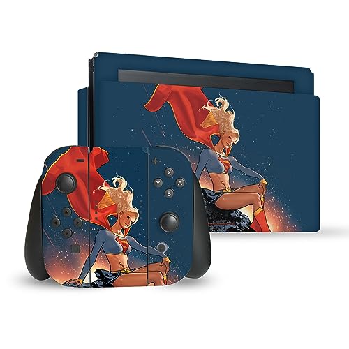 Vinyle autocollant Switch DC Comics Supergirl : habillage de rechange pour dock et manettes