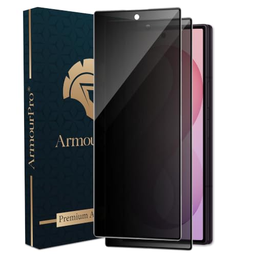 Image of ArmourPro Anti-Spy Privacy Tempered Glass for Samsung Galaxy Z Fold 8 Ultra - Anti Peeping Screen Protector, Edge to Edge Full Coverage, 9H Hardness, Easy Installation Kit | Pack of 2