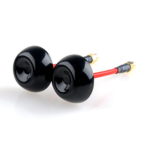 Makerfire 2pcs 5.8GHz FPV Antenna Circular Polarized TX RX RHCP RPSMA for FPV Racing Drone Like QAV250