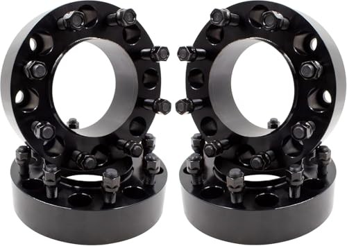 Wheel Accessories Parts 4 Pcs Hub Centric Wheel Spacers 8 on 180mm 2.00 Inch Thick 124.1mm Hub M14x1.5 14x1.5 Thread Stud Fits Chevy Silverado GMC Sierra 2500 3500 Single Rear Wheel Vehicles Front