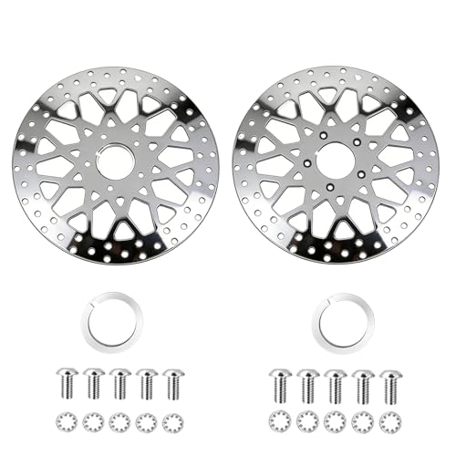 Image of 2 * 11.5'' Front Brake Rotors Compatible with Harley Rotor Electra Glide