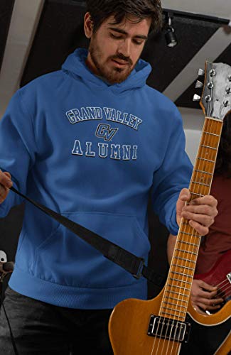 CreateMyTee | Grand Valley State University Alumni Two Color Hooded Sweatshirt |2