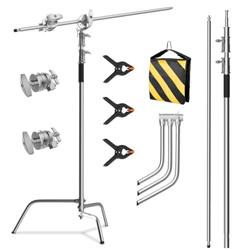 C Stand with Boom Arm Photography Light Stand Kit