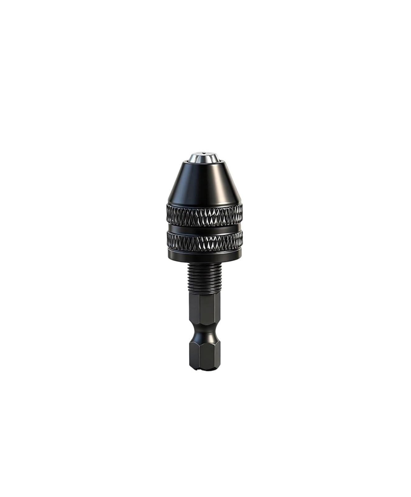 Mandrin sans clé à serrage rapide pour mini foret sur mandrin hexagonal noir