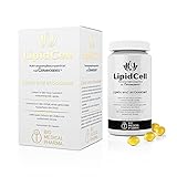 Squalen und Ceramide Kapseln mit Vitamin A und E – LipidCell für Hautpflege, Anti-Aging, Feuchtigkeitsbalance – Wiederaufbau der Hydrolipidbarriere – 60 Kapseln (Monatspack)