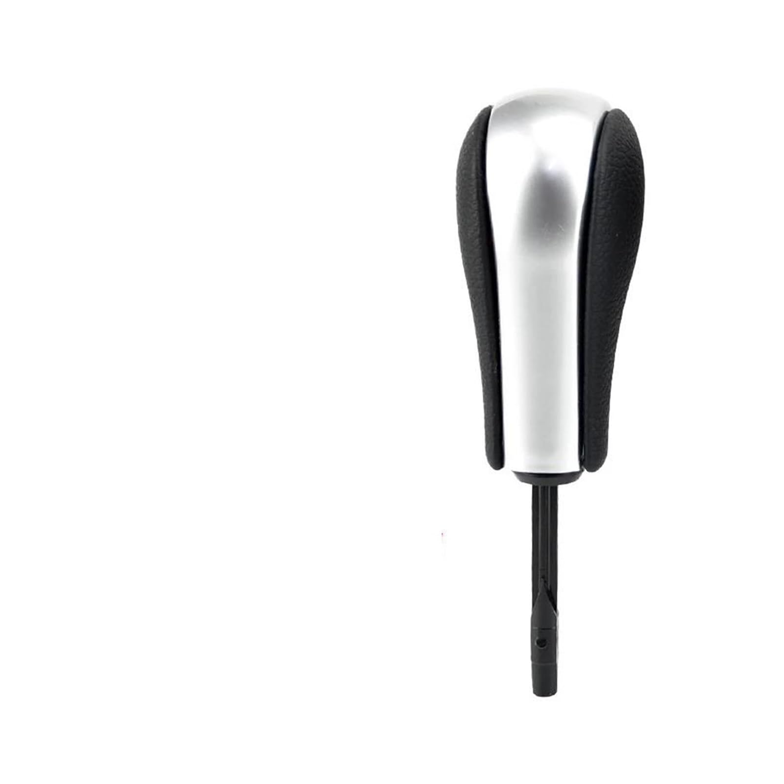 AHRPKAMERD Gear Shift Knob 1PCS for E39 E46 E53 E60 E61 E63 E64 E81 E82 E87 E90 E91 E92 E93 E83 Automatic Car Gear Shift Knob Shift knob(Matt Silver-Short)