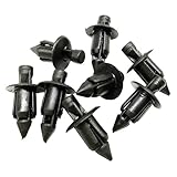 【Universelle Nietclips】50 Verkleidungsclip 6mm zur Befestigung von Autoverkleidungen und anderen Dekorationsartikeln.