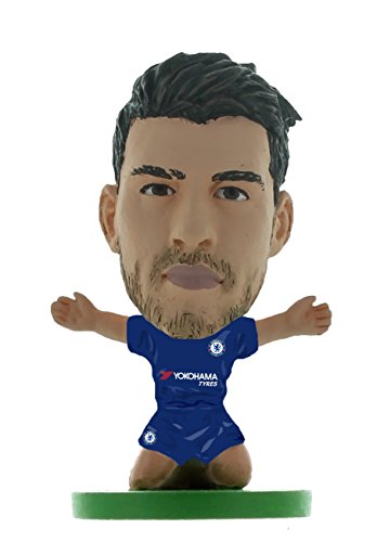 Soccerstarz- Figura de acción Alvaro morata-Chelsea, Color Verde (1)