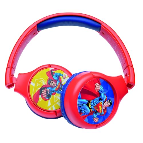 Casque 2 en 1 Superman Bluetooth et Filaire avec limitation de son - vue 9