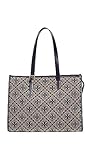 Tory Burch Women's T Monogram Jacquard Tote, Tory Navy, Blue, Print, One Size