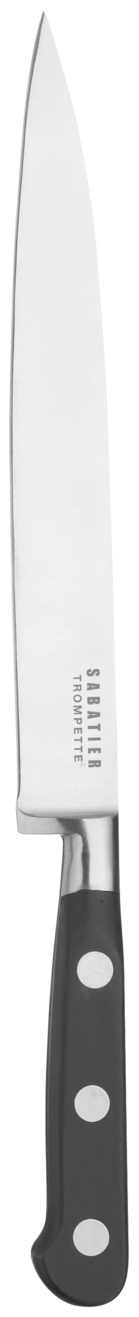 Richardson Sheffield Sabatier Trompette Carving Knife, Steel, Black
