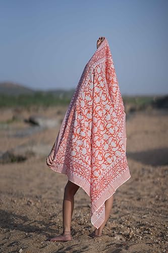 Indian Block Print Sarong, Sarong Beach Wrap, Cotton Sarong, Pario, Block Print Scarf, Summer Beach Pario3