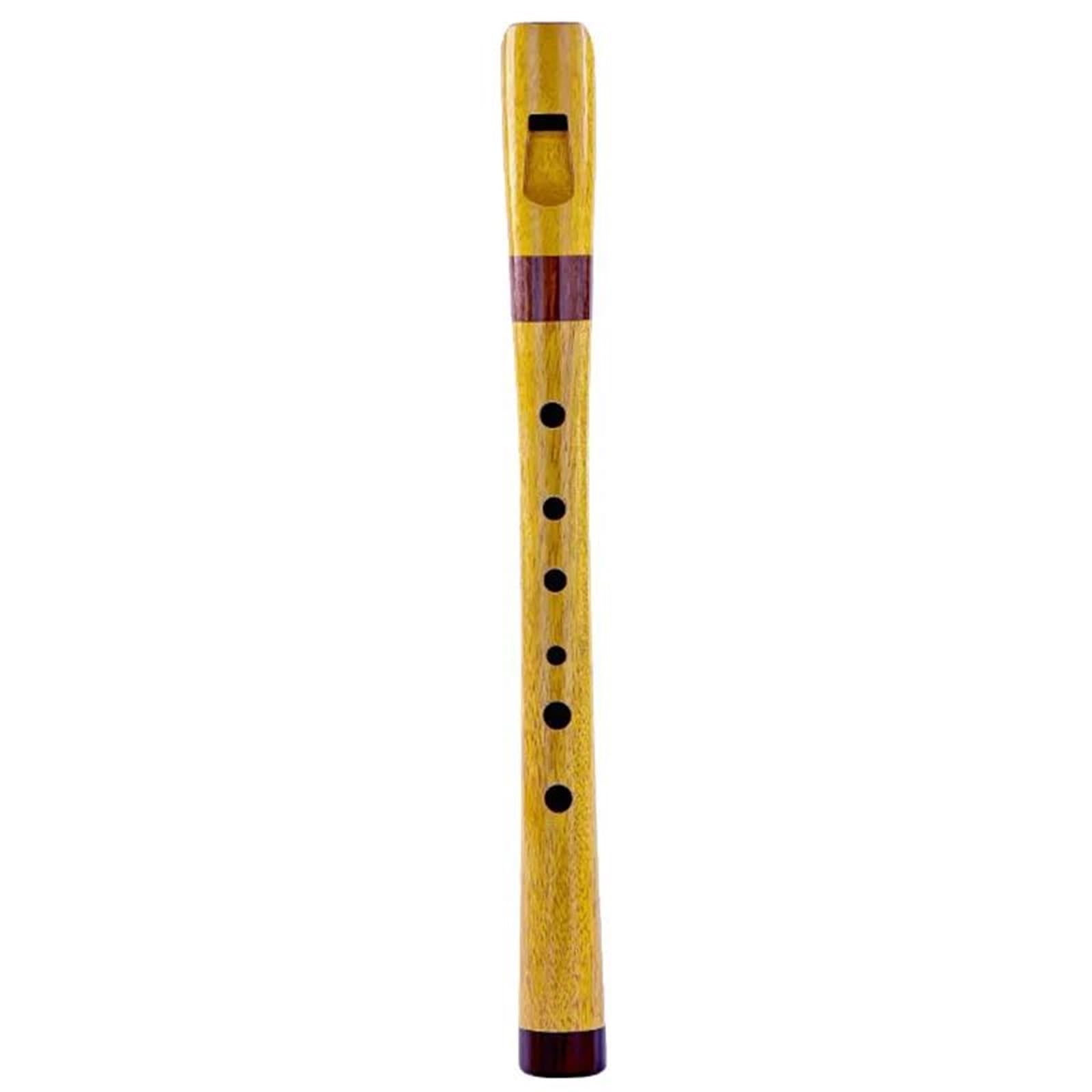 Blockflöte Musikinstrumente Hölzerner 7-Loch G/F-Tastenrekorder Tragbar | Erzeugt klare und resonante Töne für angenehmes Spielen.(F Key)