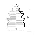 Produktbild HERTH+BUSS JAKOPARTS J2860501 Faltenbalgsatz, Antriebswelle