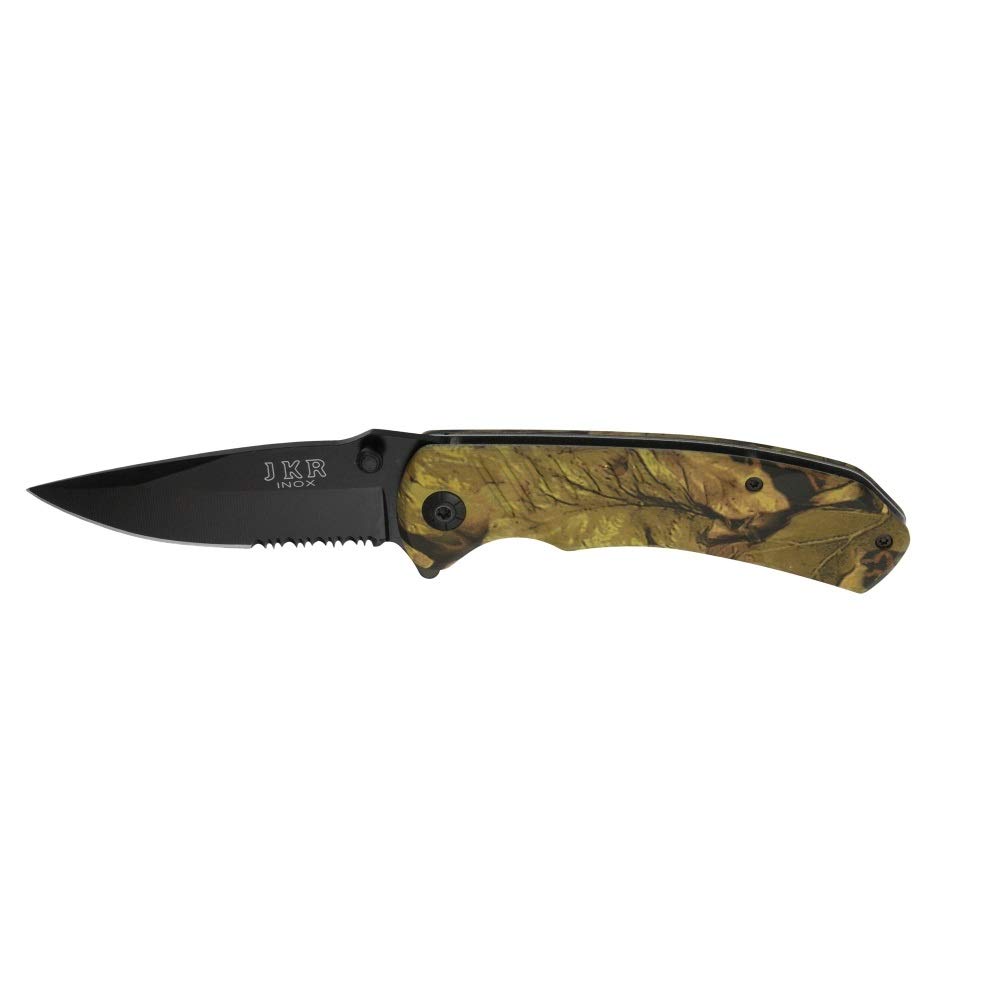 joker - JKR0430 Coltello Pieghevole | Coltellino Tascabile di Sopravvivenza all'Aria Aperta | Coltello Soccorso Portabile Caccia Campeggio edc 200mm | PTM-it.