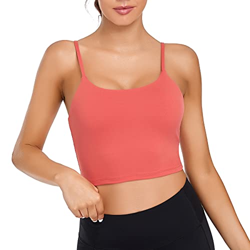 Image of Lemedy Women Padded Sports Bra Fitness Workout Running Shirts Yoga Tank Top