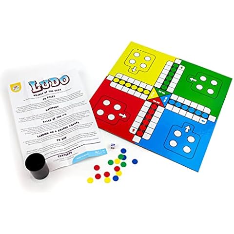 Kids Play Traditional Ludo Board Game for Families Cover