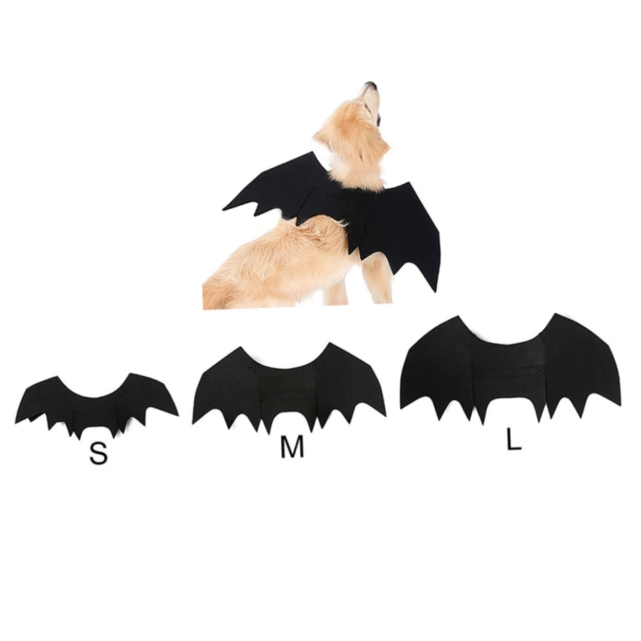Angoily 3st Haustier-urlaubskostüm Kätzchen-Kleidung Fledermaus Halloweenkostüm Kostüm Für -Outfit Kleines Hundezubehör Halloween-haustierkleidung