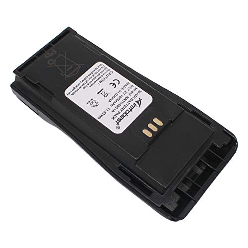 Nntn4851 1600Mah Ni-Mh Battery Compatible For Motorola Cp200 Cp200D Pr400 Ep450 Ep450S Dep450 Cp140 Cp160 Cp180 Cp250 Gp3688 Gp3188 Radio Nntn4851A Nntn4496 Nntn4497 #TOP2