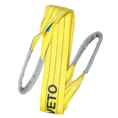 TIMCO 723604 - Imbracatura di sollevamento, 3000 kg, 3 tonnellate, 2 m x 90 mm, colore: Giallo