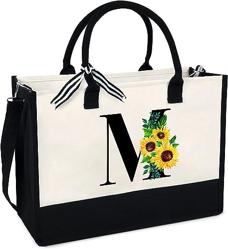 Bolso Tote con Cremallera, Monograma 13oz para Mujer