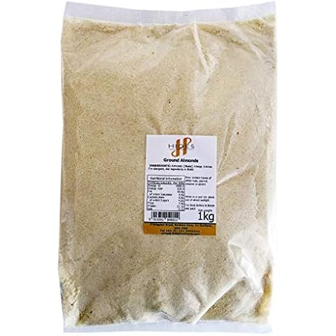 Hides Fine Foods - Ground Almonds 1kg - GMO - Free - Suitable for Vegetarians - Cooking - Salads - Snacking - Desserts - Cakes - Cookies - Gluten Free Flour Alternative Cover
