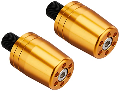 ポッシュ(POSH) ハンドルバーエンド カワサキ車用 M17カワサキ用 ウルトラヘビーバーエンド ゴールド 2個入 031989-04