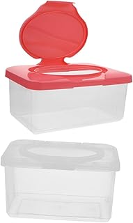 SHOWERORO 2 Pçs Dispensador De Lenços Umedecidos Para Banheiro Suporte De Lenços Umedecidos Para Banheiro Suporte De Lenços Umedecidos Recipiente De Lenços Umedecidos Dispensador De Fraldas