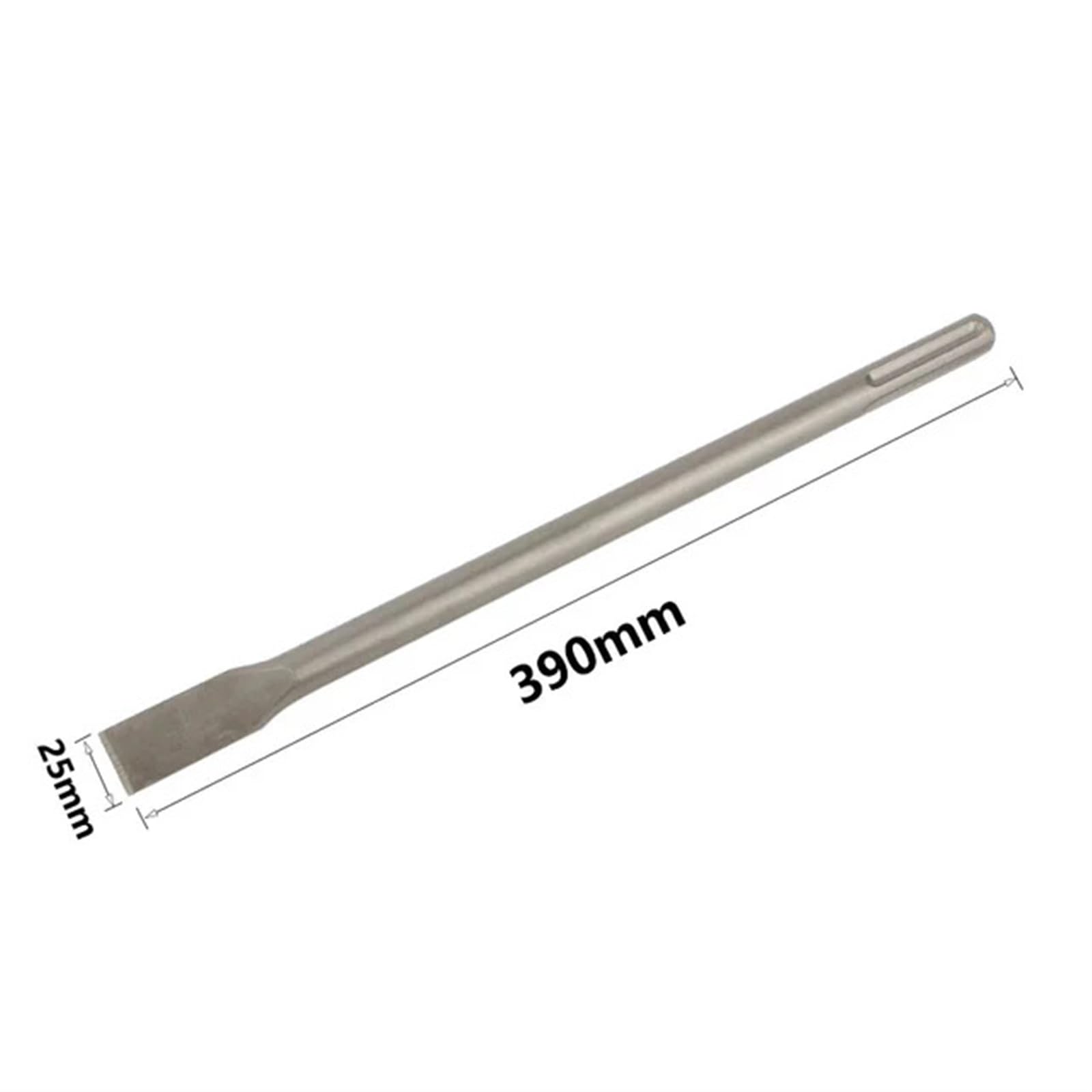 Set di Scalpelli Punta for Trapano a scalpello, scalpello Piatto for calcestruzzo, Mattoni, muri, Pietre, Rocce, Utensili for Perforazione(390mm)
