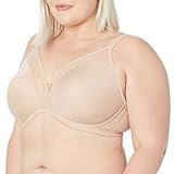 Elomi Women's Plus Size Smooth Underwire Molded Bra, Sahara, 36H