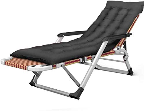 Chaise longue plage et lit de camp pliant multi-position pour jardin et terrasse - 2