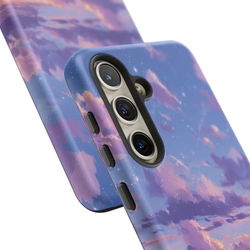 Coque rigide Samsung S24 antichoc et anti-traces violette mate