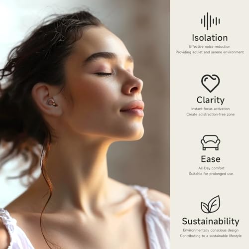 مراجعة QuietZone: سدادات أذن للحفلات بحماية سمعية عالية (22 ديسيبل) — 4 أزواج سيليكون قابلة لإعادة الاستخدام - الصورة 2